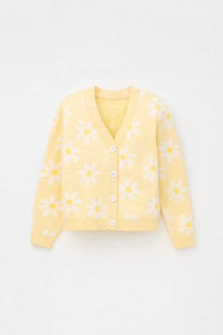 Жакет для девочки, артикул: КВ 30150, цвет: желтый - 2 фото