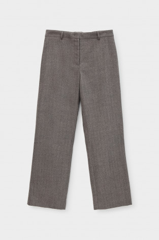 Брюки женские для мам, артикул: ЕТ 40009, цвет: коричневый - 2 фото