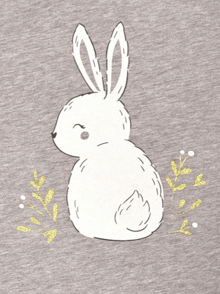 Футболка для девочки, артикул: К 302809, цвет: коричневый - 2 фото