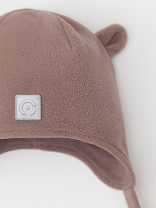 Шапка для девочки, артикул: ФЛ 80012/25/7 ГР, цвет: фиолетовый - 2 фото