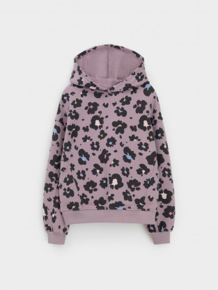 Худи для девочки, артикул: КР 302869, цвет: фиолетовый - 2 фото