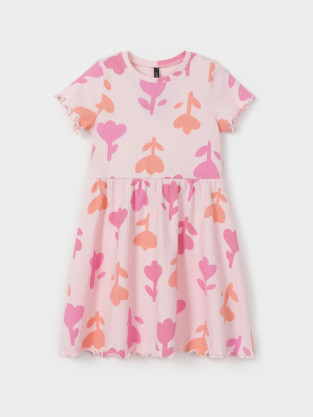 Платье для девочки, артикул: КР 5954, цвет: светло-розовый - 2 фото