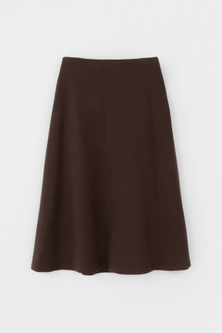 Юбки женские для мам, артикул: ЕВТ 7017, цвет: коричневый - 2 фото