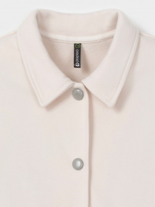 Рубашка для девочки, артикул: КР 302996-1, цвет: светло-бежевый - 2 фото