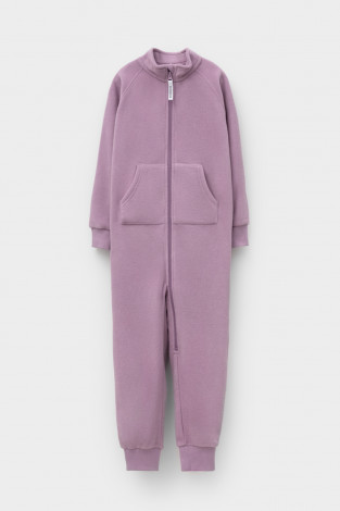 Комбинезон для девочки, артикул: ФЛ 60006/4 ГР, цвет: фиолетовый - 2 фото