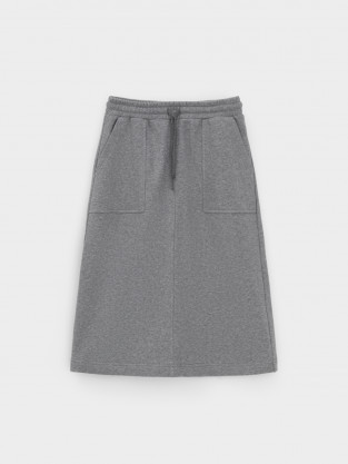 Юбка для девочки, артикул: КР 7151, цвет: серый - 2 фото