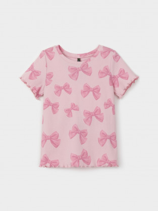 Футболка для девочки, артикул: КР 301996, цвет: светло-розовый - 2 фото