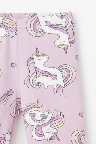 Велосипедки для девочки, артикул: КР 4036-1, цвет: фиолетовый - 2 фото