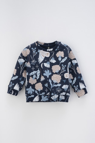 Джемпер для девочки, артикул: КР 302220, цвет: темно-синий - 2 фото