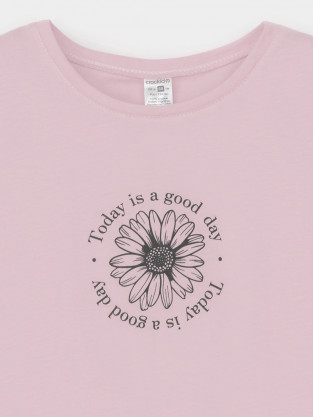Футболка для девочки, артикул: КП 302763, цвет: розовый - 2 фото