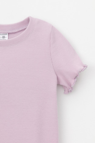 Футболка для девочки, артикул: КР 301989-1, цвет: фиолетовый - 2 фото