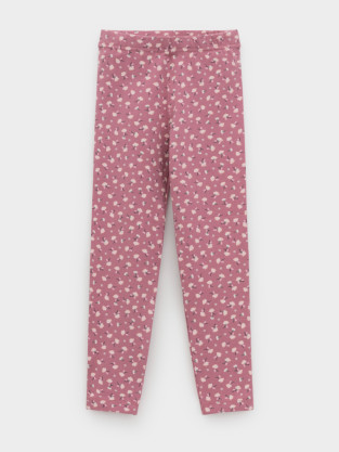 Лосины для девочки, артикул: КР 4074, цвет: розовый - 2 фото