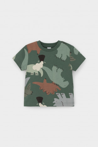 Футболка для мальчика, артикул: КР 302537, цвет: зеленый - 2 фото