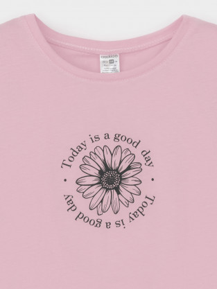 Футболка для девочки, артикул: КП 302763, цвет: розовый - 2 фото