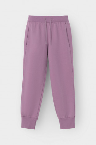 Брюки для девочки, артикул: КР 400759, цвет: бордовый - 2 фото