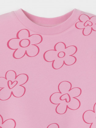 Свитшоты для девочки, артикул: КР 303014-1, цвет: розовый - 2 фото