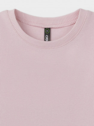 Футболка для девочки, артикул: КР 301989, цвет: светло-розовый - 2 фото