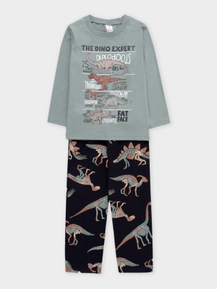 Пижама для мальчика, артикул: К 1600, цвет: зеленый - 2 фото