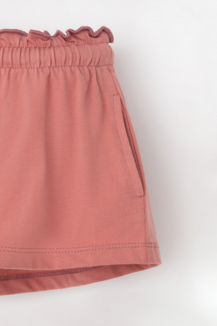 Шорты для девочки, артикул: КР 400688, цвет: оранжевый - 2 фото