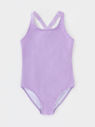 Купальник для девочки, артикул: ТК 16021/2 ФВ, цвет: фиолетовый - 2 фото