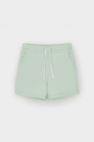 Шорты для девочки, артикул: КР 400417, цвет: зеленый - 2 фото