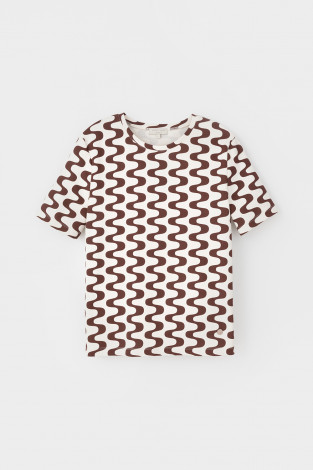 Футболки женские для мам, артикул: ЕВТ 3216, цвет: бежевый - 2 фото