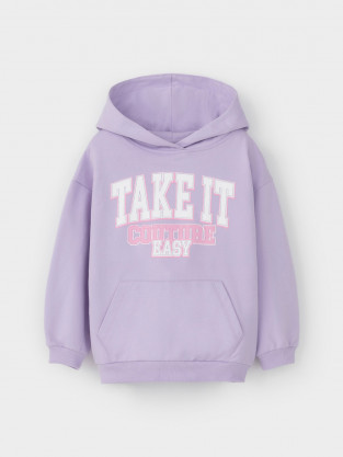 Худи для девочки, артикул: КР 302676, цвет: фиолетовый - 2 фото