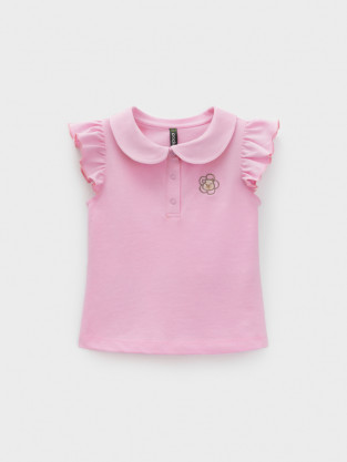 Футболка для девочки, артикул: КР 302935, цвет: розовый - 2 фото