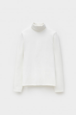 Водолазки женские для мам, артикул: ЕВТ 3264, цвет: бежевый - 2 фото