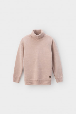 Джемпер для девочки, артикул: КВ 30147/ш, цвет: бежевый - 2 фото