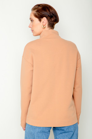 Джемперы женские для мам, артикул: ЕВТ 3122, цвет: коричневый - 2 фото