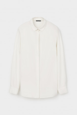 Блузы, рубашки женские для мам, артикул: ЕТ 30004, цвет: сливки2 - 2 фото