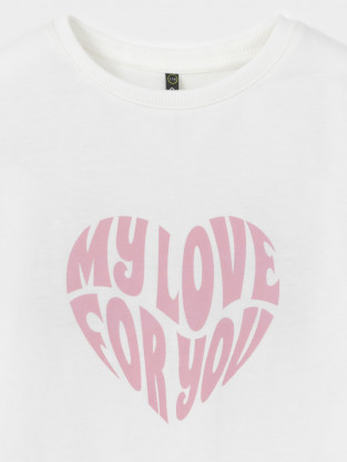 Футболка для девочки, артикул: КР 303016, цвет: сахар - 2 фото