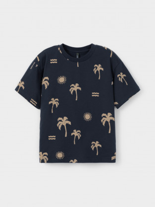 Футболка для мальчика, артикул: КР 302979, цвет: темно-синий - 2 фото