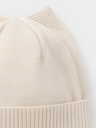 Шапка для девочки, артикул: КВ 20444, цвет: бежевый - 2 фото