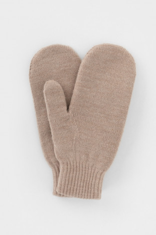 Рукавицы женские для мам, артикул: ЕВ 10002/24ш, цвет: бежевый - 2 фото