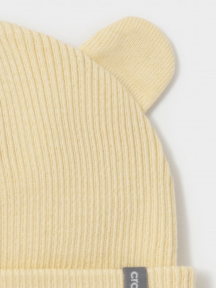 Шапка для девочки, артикул: КВ 20448, цвет: желтый - 2 фото