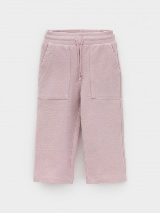 Брюки для девочки, артикул: КР 400843, цвет: розовый - 2 фото
