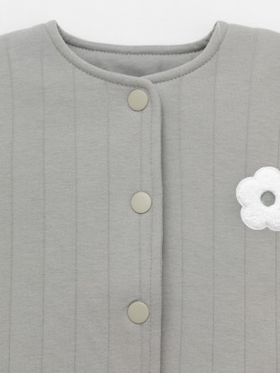 Жакет для девочки, артикул: КР 302807, цвет: зеленый - 2 фото