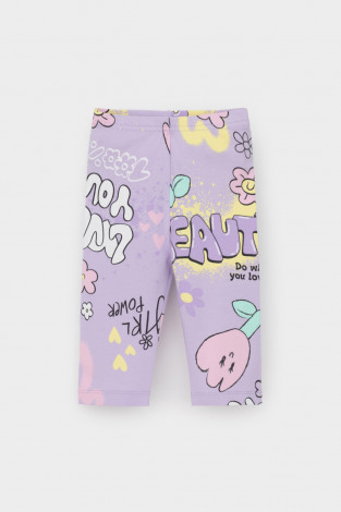 Велосипедки для девочки, артикул: КР 4036-1, цвет: фиолетовый - 2 фото