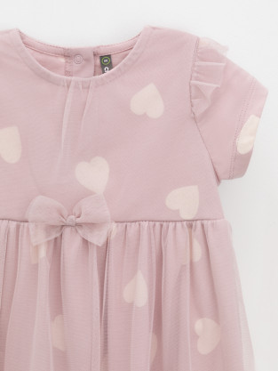 Платье для девочки, артикул: КР 5939, цвет: розовый - 2 фото