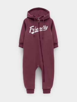 Комбинезон для мальчика, артикул: КР 6556, цвет: коричневый - 2 фото