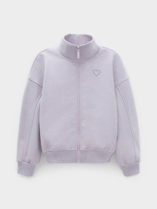 Жакет для девочки, артикул: КР 302817, цвет: фиолетовый - 2 фото