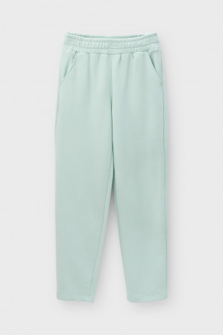 Брюки подростковые для девочки, артикул: КБ 400554, цвет: голубой